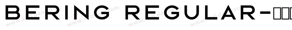 Bering Regular字体转换